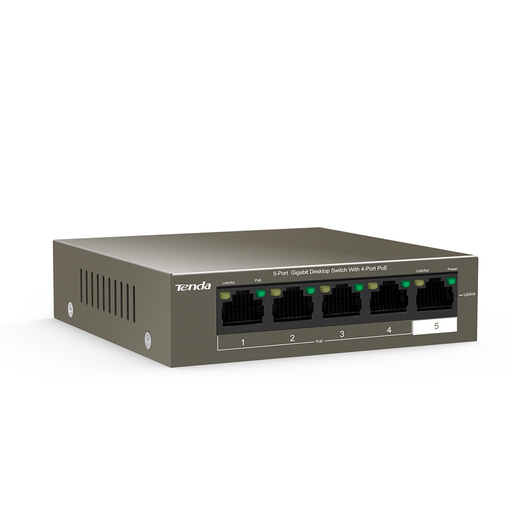 TENDA TEG1105P-4-63W Switch 4 ports Gigabit PoE