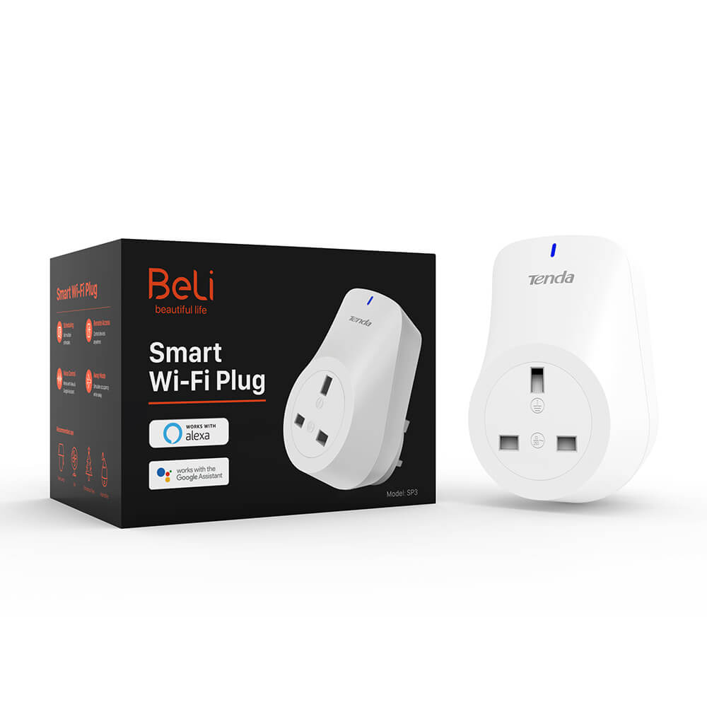 Tenda Smart Plug twin pack WiFi Plug, Alexa & Google Compatible