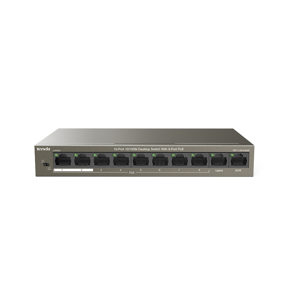 Tenda TEF1110P-8-63W