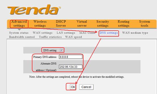 Genveje bilag Stor vrangforestilling How to set the DNS server manually(B)-Tenda (Philippines)