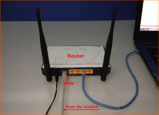 How to setup the router for DHCP internet connection US